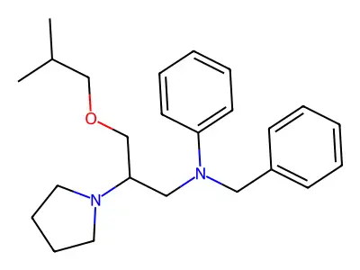 Bepridil structure
