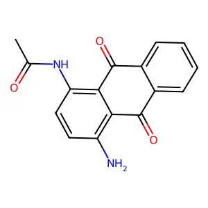 N-(4-Amino-9,10-dihydro-9,10-dioxo-1-anthryl)acetamide structure