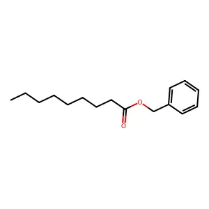 Benzyl nonanoate structure