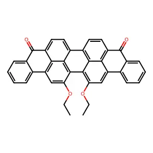 16,17-Diethoxyviolanthrene-5,10-dione structure
