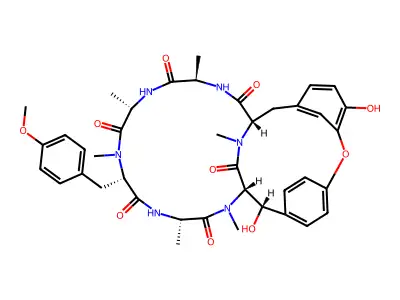 Bouvardin structure