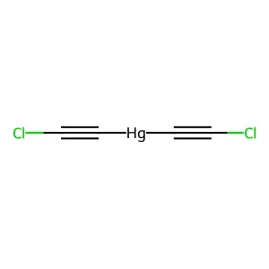 Mercury, bis(chloroethyn-1-yl)- structure