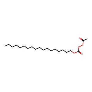 Peroxide, acetyl (octadecyloxy)carbonyl structure