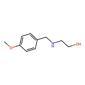 2-[(4-Methoxybenzyl)amino]ethanol structure