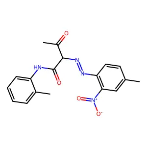 Butanamide, 2-[(4-methyl-2-nitrophenyl)azo]-N-(2-methylphenyl)-3-oxo- structure