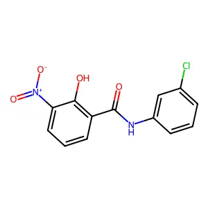 3'-Chloro-3-nitrosalicylanilide structure