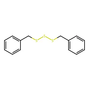 Trisulfide, bis(phenylmethyl) structure
