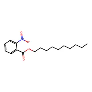 Decyl 2-nitrobenzoate structure