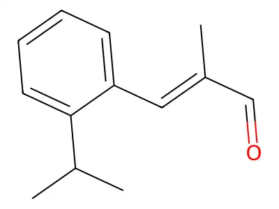 2-Methyl-3-(2-propan-2-ylphenyl)prop-2-enal structure