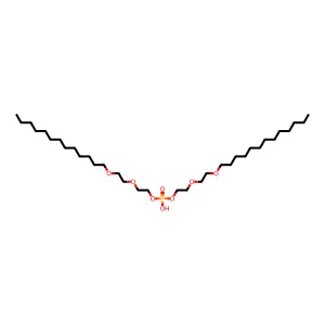 Ethanol, 2-[2-(tridecyloxy)ethoxy]-, 1,1'-(hydrogen phosphate) structure