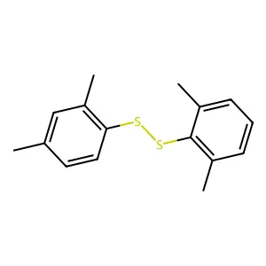 2,4-Xylyl 2,6-xylyl disulfide structure