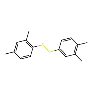 2,4-Xylyl 3,4-xylyl disulfide structure