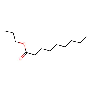 Propyl nonanoate structure