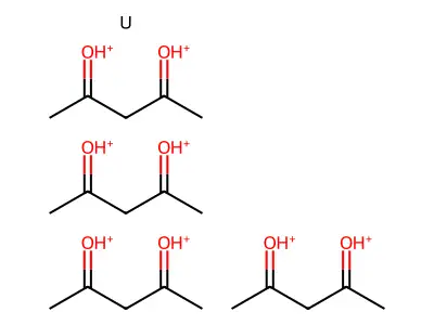 Uranium acetylacetonate structure