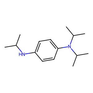 1,4-Benzenediamine, N1,N1,N4-tris(1-methylethyl)- structure