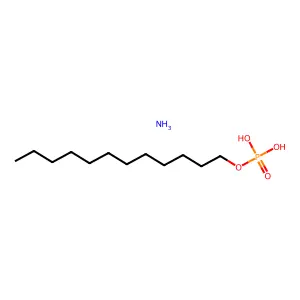 Ammonium dodecyl hydrogen phosphate structure