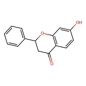 7-Hydroxyflavanone structure