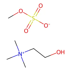 Ethanaminium, 2-hydroxy-N,N,N-trimethyl-, methyl sulfate (1:1) structure
