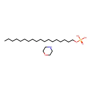 Octadecyl dihydrogen phosphate-morpholine(1:1) structure