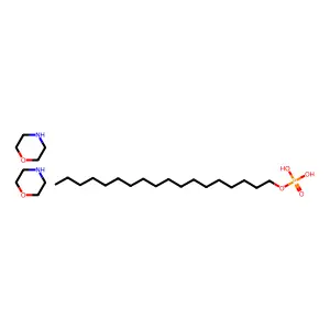 Octadecyl dihydrogen phosphate--morpholine (1/2) structure