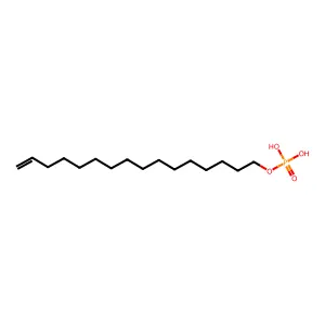 Hexadec-15-en-1-yl dihydrogen phosphate structure