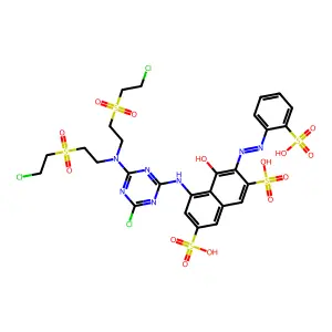 C27H28Cl3N7O14S5 structure