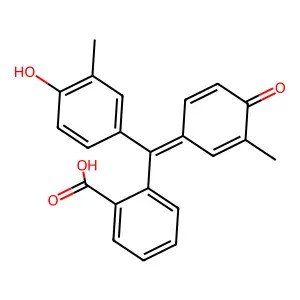 o-Cresolphthalein structure