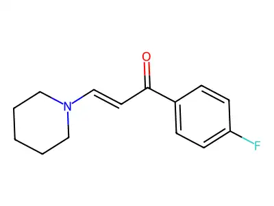 1-(4-Fluorophenyl)-3-piperidin-1-ylprop-2-en-1-one structure