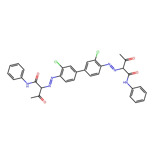 Pigment Yellow 12 structure