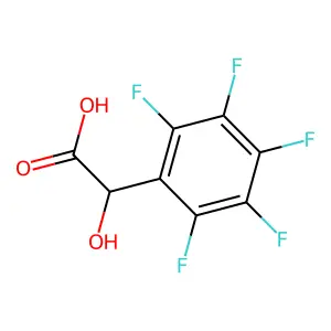 (Pentafluorophenyl)glycolic acid structure