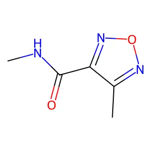4-Furazancarboxamide, N,5-dimethyl- structure