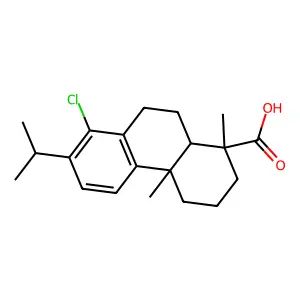 14-Chlorodehydroabietic acid structure