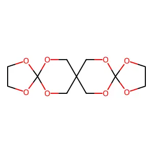 1,4,6,10,12,15,16,19-Octaoxatrispiro(4.2.2.4.2.2)nonadecane structure