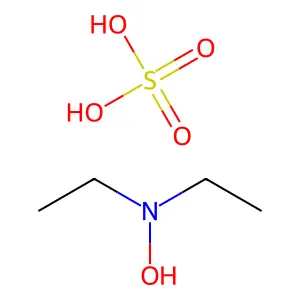 Ethanamine, N-ethyl-N-hydroxy-, sulfate (1:1) structure
