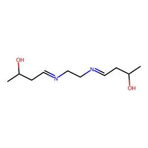 2-Butanol, 4,4'-(1,2-ethanediyldinitrilo)bis- structure