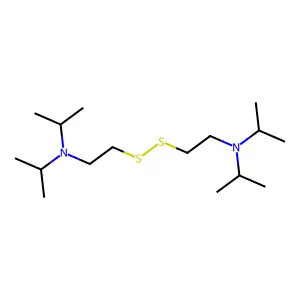 Bis(diisopropylaminoethyl)disulfide structure