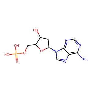 Adenosine, 5'-phosphoric acid structure