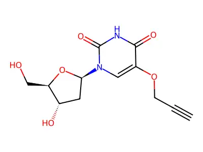 Propynyloxy-2'-deoxyuridine structure