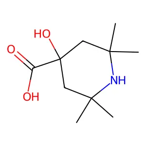 4-Piperidinecarboxylic acid, 4-hydroxy-2,2,6,6-tetramethyl- structure