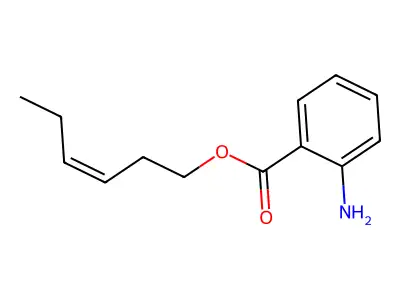 Hex-3-enyl 2-aminobenzoate structure