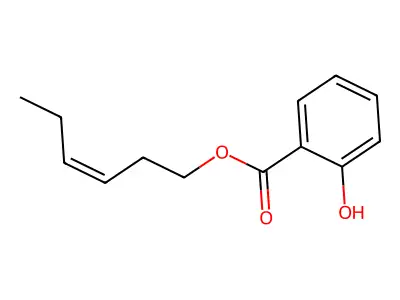 Hex-3-enyl 2-hydroxybenzoate structure