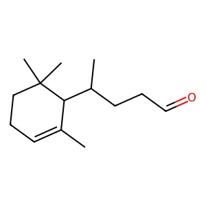 Cyclohexenebutanal, alpha,2,2,6-tetramethyl- structure
