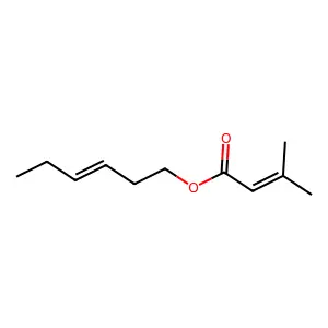 (Z)-3-hexen-1-yl senecioate structure