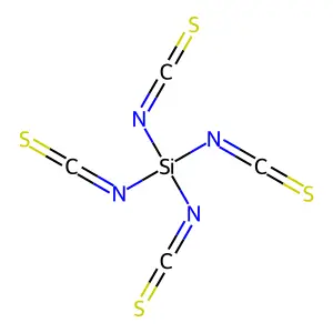 Silane, tetraisothiocyanato- structure