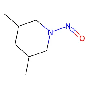N-Nitroso-3,5-dimethylpiperidine structure