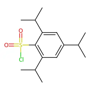 2,4,6-Tris(1-methylethyl)benzenesulfonyl chloride structure