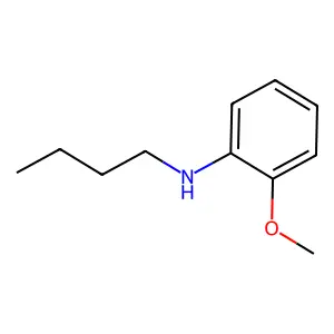 N-Butyl-2-methoxybenzenamine structure