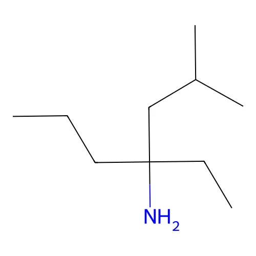 4-Ethyl-2-methylheptan-4-amine structure