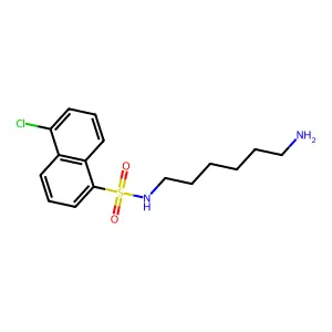 N-(6-Aminohexyl)-5-Chloro-1-Naphthalenesulfonamide structure
