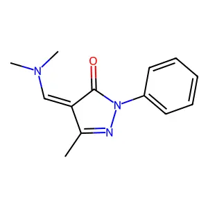 4-[(Dimethylamino)methylene]-5-methyl-2-phenyl-2,4-dihydro-3h-pyrazol-3-one structure